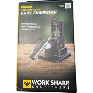 Work Sharp Black ‎Precision Adjust Knife Sharpener WSBCHPAJ - Lightly Used